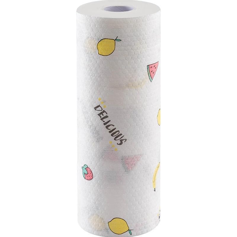 HASTHIP® 100 Pcs Reusable Kitchen Towels - Durable Non-Stick Absorbent Cloth, Modern Cartoon Pattern Design, Hand Wash Only for Kitchen, Bathroom, Household Cleaning, Random Pattern HASTHIP® 100 Pcs Reusable Kitchen Towels - Durable Non-Stick Absorbent Cloth, Modern Cartoon Pattern Design, Hand Wash Only for Kitchen, Bathroom, Household Cleaning, Random Pattern